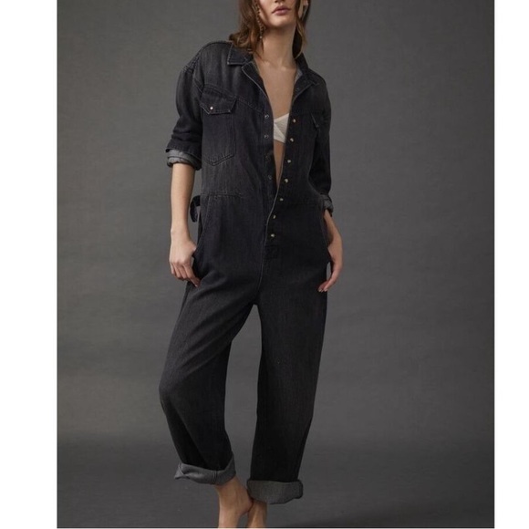 Free People X Care Fp Townes Coverall Jumpsuit, SIZE XS 0858 - Picture 2 of 11